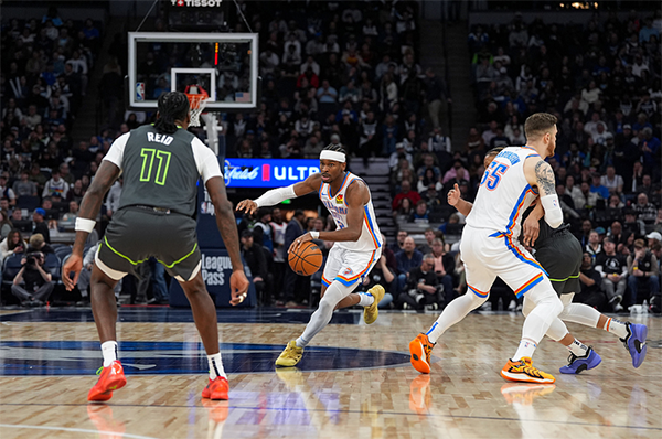 雷霆复仇!亚历山大37分击败了爱德华兹并在西方的顶部定居