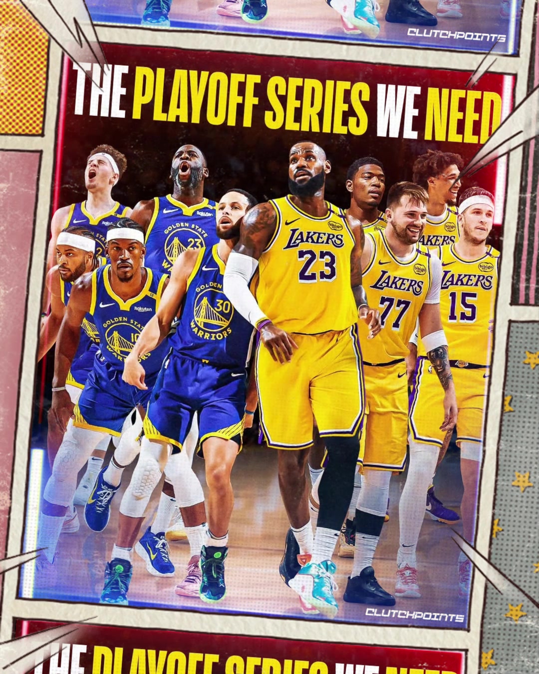 大交易过后的湖人vs勇士,在季后赛大战七场谁会赢?