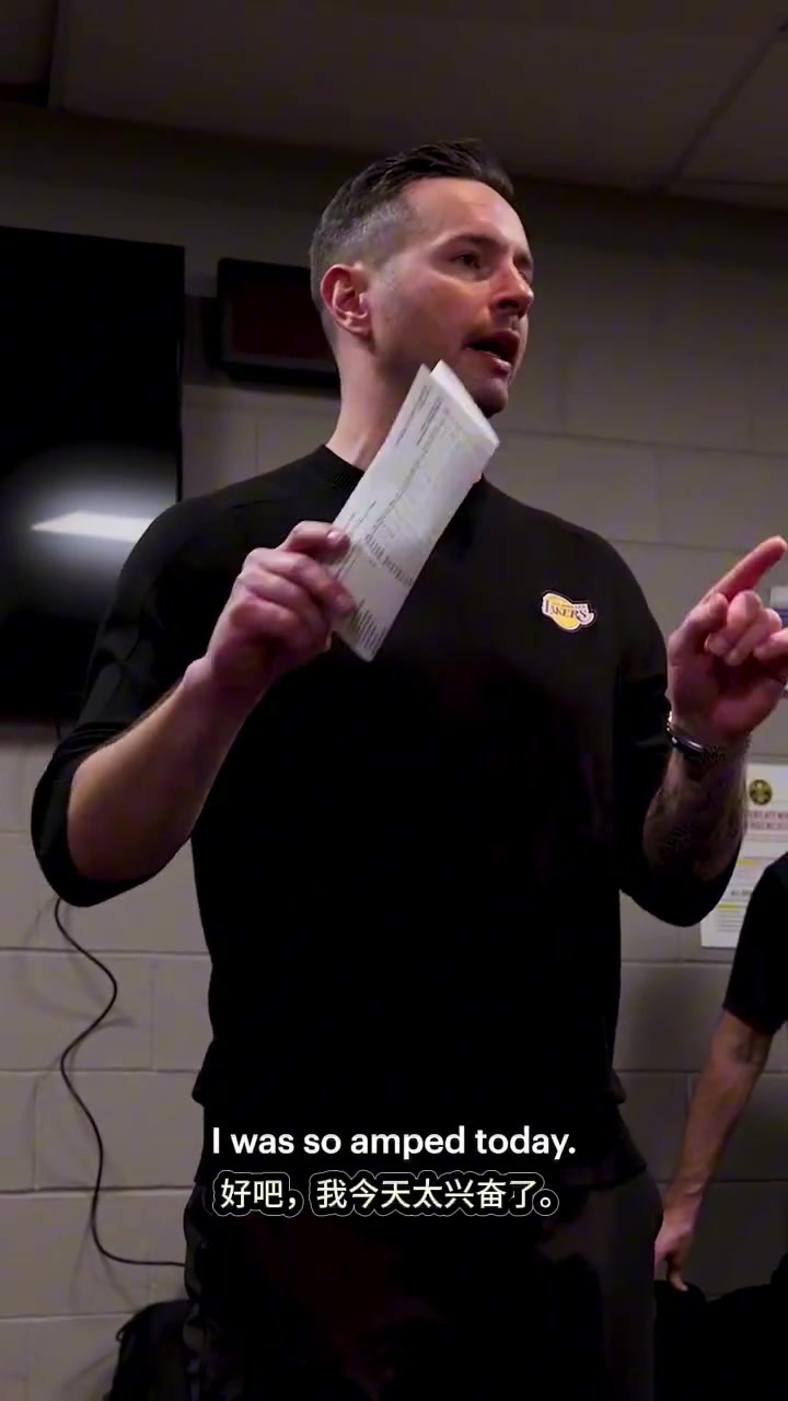 雷迪克 战胜掘金后在更衣室的发言:卢卡,你回来的真好!